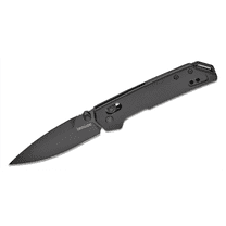 Kershaw Mini Iridium Manual Open DuraLock Spear Point Blade EDC Folding Pocket Knife - Black