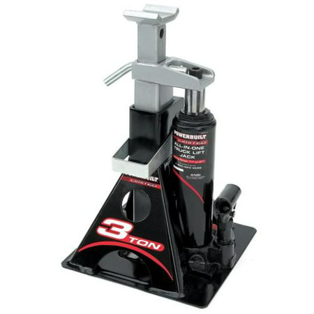 Powerbuilt 640912 Portable 3 Ton All in One Car Jack Stand Bottle Jack