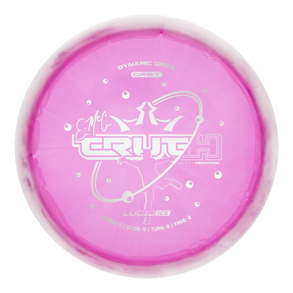 Dynamic Discs Lucid Ice Orbit Emac Truth Disc Golf Midrange-Purple