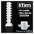thumbnail image 2 of DIY Balcony Hydroponic Growing System Detachable PP Colonization Cups Home Garden Farm Greenhouse Vertical Tower Planters ,Easy to Use, 2 of 6