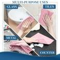 thumbnail image 3 of Swedish Dishcloths 10-Pack,(8"x7" Inches - Pink) Reusable Kitchen Paper Towels | Washable Cleaning Cloths | Washable Sponge Towel for Dishes,Counter & Car Wash Disposable Washcloths, 3 of 8