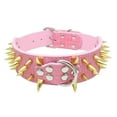 thumbnail image 5 of Spiked Studded Leather Collars for Dogs Chain, 5 of 9