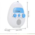 thumbnail image 2 of Digital Shower Radio, Portable Mini Shower Radio Indoor FM AM Electronic Built-in Speaker Waterproof, 2 of 5