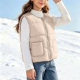 thumbnail image 3 of StSilkitty Puffer Vest for Boys Girls Zip up Sleeveless Crewneck Jacket Vests Fall Winter Lightweight Outdoor Warm Coats, 3 of 6