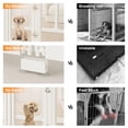 thumbnail image 4 of Parque de juegos para perros, acrílico transparente, para interiores, para animales pequeños, 4 of 6