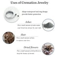 thumbnail image 5 of Wrench Urn Ring Memorial Cremation Jewelry for Ashes Holder Funeral Keepsake Finger Ring, 5 of 5