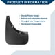 thumbnail image 4 of Guardabarros de barro únicos para Renault Duster 2010-2015, guardabarros delanteros y traseros, 1 conjunto, 4 of 6