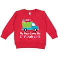 thumbnail image 2 of Inktastic Nana Loves Me Grandson Boys Toddler Sweatshirt, 2 of 4