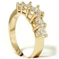 thumbnail image 2 of Pompeii 2ct Lab Created Diamond 5-Stone Engagement Anniversary Ring 14K Yellow Gold (F,VS), 2 of 3