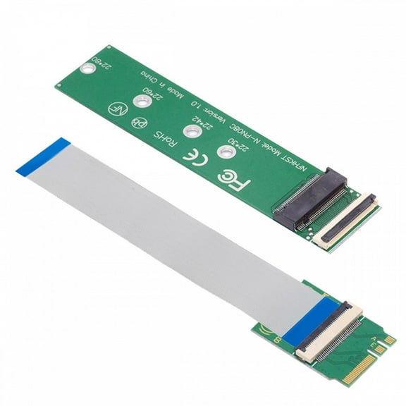 CY 2230 NGFF A E-Key Male to NVME M-key Female Extension Cable for Laptop Mainboard SSD 2280