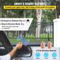thumbnail image 4 of KFFKFF Sliding Gate Opener, AC1400 3100LBS Capacity, Includes 2 Remote Controls, Gate Operator Kit for Security, 43ft/Min Movement Speed, Electric Driveway Sliding Gate Motor, 4 of 9
