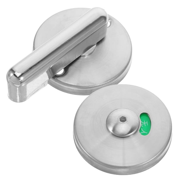 Cerradura de puerta de cabina de baño: Indicador de privacidad Ocupado/Libre - Cerradura de cabina de baño - Cerradura de partición para baños públicos