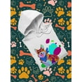 thumbnail image 3 of Colorful Corgi Bandana Portrait Hoodie Men -Image by Shutterstock, Male Small, 3 of 4