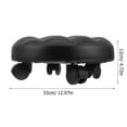 thumbnail image 4 of Wheel Stool Chair Foot Rest Under Desk Office Under Desk Footstool Office Footstool, 4 of 8