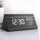 thumbnail image 4 of Reloj despertador digital Sailing de mesa Con LED nocturno fecha reloj activado Por voz reloj digital de madera temperatura interna, 4 of 5