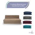 thumbnail image 4 of Funda Extra Sofá Cama Cozy queen size marron, 4 of 5