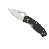 Spyderco Persistence G10 Black Folding Pocket Knife - Plain Edge - C136GP