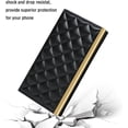 thumbnail image 5 of Wallet Case Apply to iPhone XR,Luxury Fashion Flip Purse Leather Bag with Card Slots Crossbody Chain Shoulder Strap with Mirror Bracket Shockproof Protector (iPhone XR, Black), 5 of 7