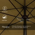 thumbnail image 3 of California Umbrella Venture 9' Bronze Market Umbrella in Wheat, 3 of 5