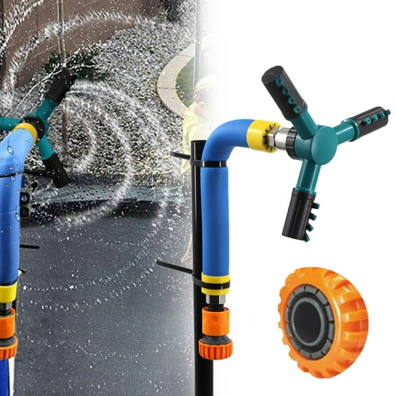 ZOURIH Trampoline Sprinkler Water Trampoline Automatic 360° Water Sprinkler Trampoline Sprinkler for Children Clearance!