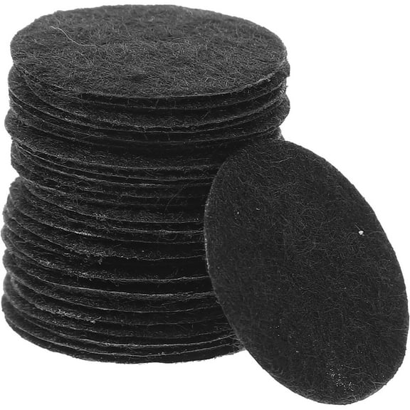 Milisten Craft Felt Sheets 100Pcs Black Circle For Diy Projects And Home Decoration