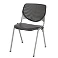 thumbnail image 6 of KFI Studios KOOL Armless Stacking Chair, 400lb Capacity, White, 6 of 7