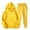 01 Yellow, variant on Weiqiqre Womens 2 Piece Outfits Sweatsuits Heart Print Hoodies Sweatshirts Joggers Pant with Drawstring