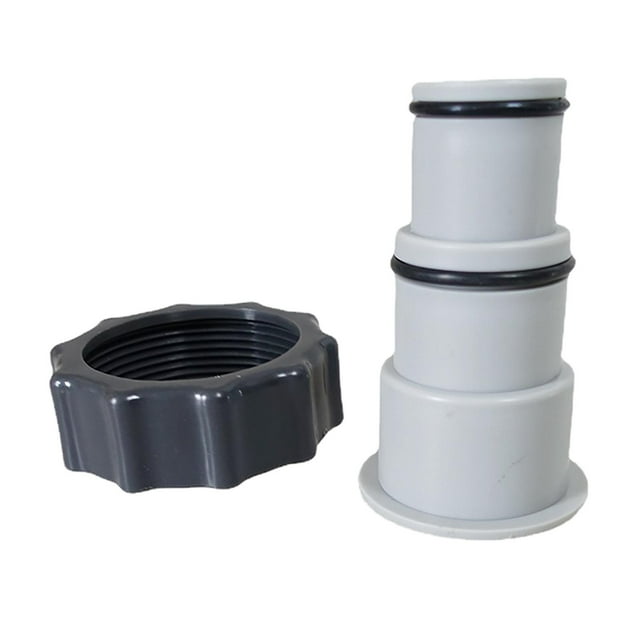 Pool Hose Adapter Threaded Pump Parts Drain Adapter with Collar for