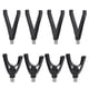 thumbnail image 1 of Soporte de alarma para caña de pescar, Flexible, duradero, plástico, cabeza, soporte para caña de pescar, accesorio de herramienta, 8 Uds., 1 of 5