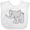 AA-White, variant on Inktastic Cute Elephant Boys or Girls Baby Bib