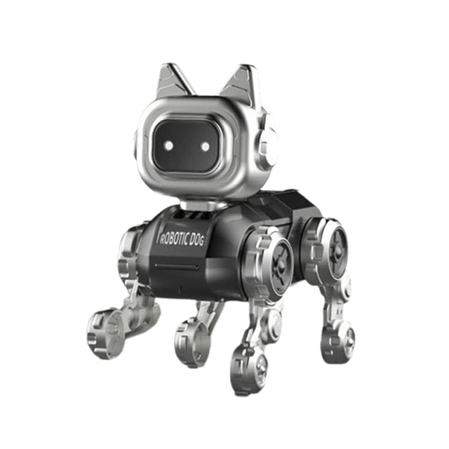Lttoisl AGIUFGS Electric Robotic Dog Toy, Interactive Walking Robot Pet for Kids, Realistic Barking Sounds, LED Eyes, Engaging Holiday Gift