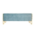 thumbnail image 2 of Manhattan Comfort Vector Sofa in Ocean Blue and Gold, 2 of 4