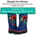 thumbnail image 3 of Lone Cone&nbsp;Insulating&nbsp;All Weather MudBoots for Toddlers and Kids - Warm Neoprene Boots for Snow, Rain, and Muck - Puddle-a-Saurus Dinosaur, 4 Big Kid, 3 of 5