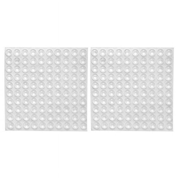 200x Transparent Adhesive Bumper Pads Self Stick Bumpers Sound Dampening Door Cabinet Buffer Pads, 8*2.5mm