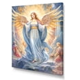 thumbnail image 2 of Designart "Heavenly Praying Of The Beautiful Virgin Of Peace III" Religious Portrait Canvas Wall Art, 2 of 7