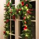 thumbnail image 1 of Guirnalda navideña MorTime de 9 pies con luces LED y adornos, 1 of 7