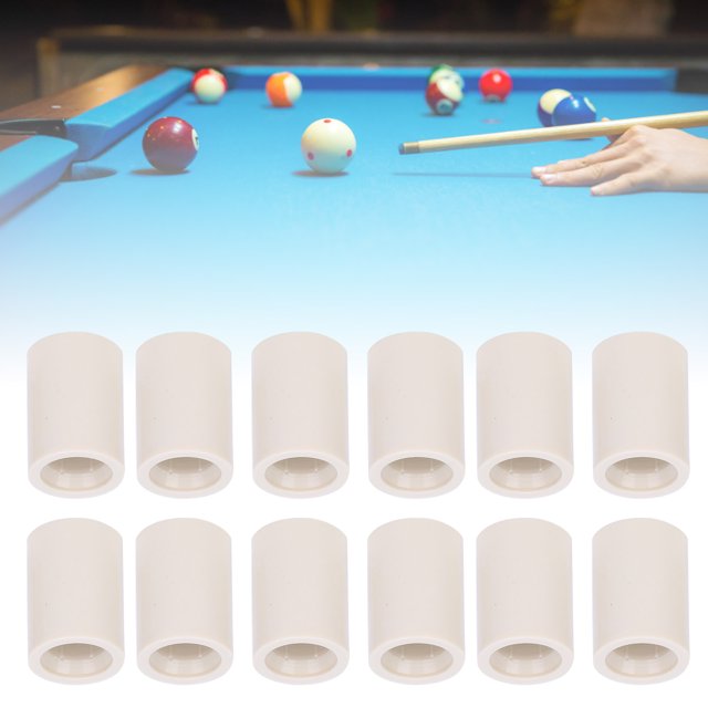 Domqga Ferrule pour Queue de Billard, Pièces de Réparation de Billard, 40 Pcs Tubes de Remplacement pour Queue de Billard Accessoires de Réparation