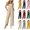 Black, variant on CHUMUD Jumpsuits for Women Boho Overalls Casual Long Bib Loose Rompers with Pockets