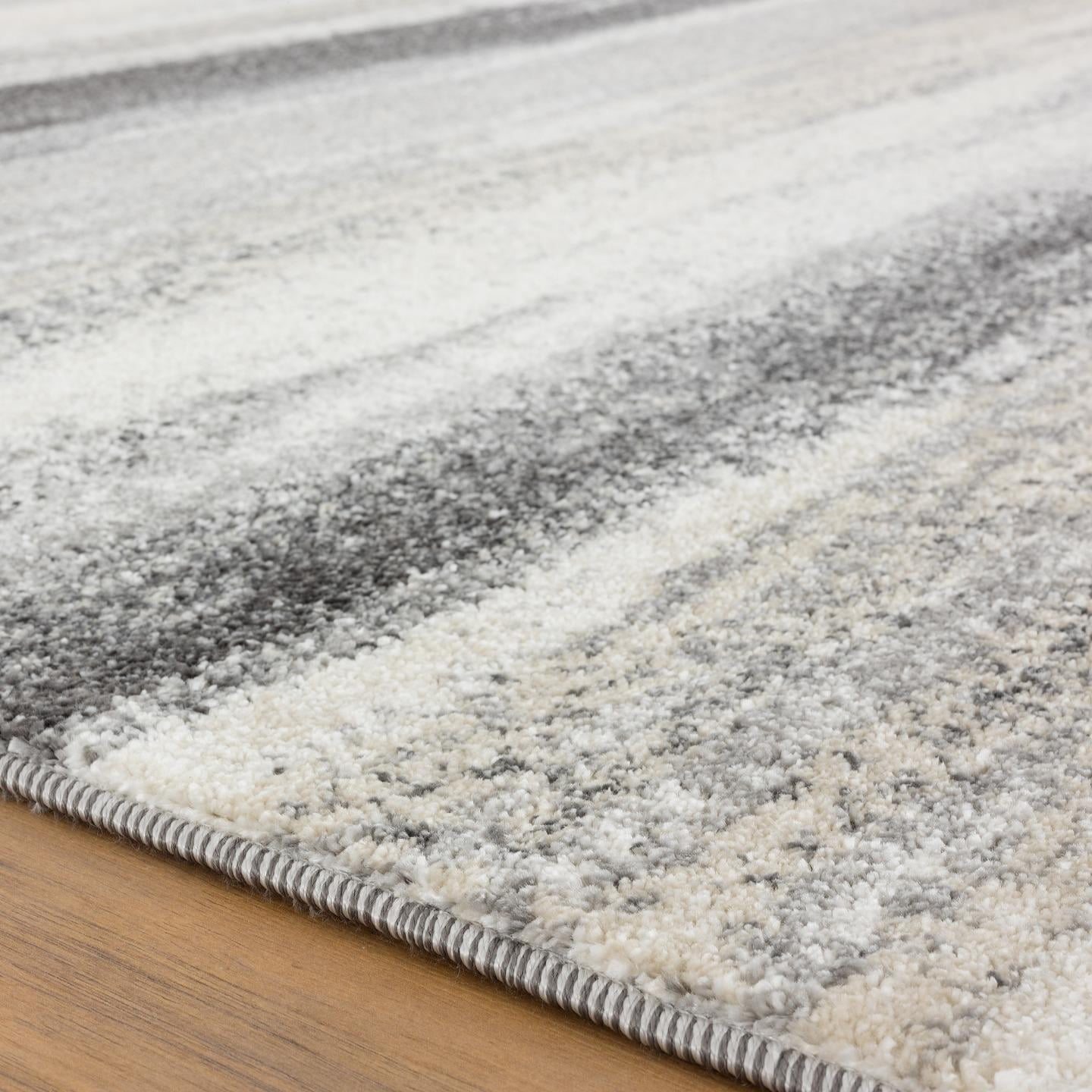 Luxe Weavers Lagos Collection 7501 Gray 5x7 Abstract Area Rug