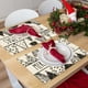thumbnail image 4 of Decoraciones navideñas, adornos navideños, regalos navideños. Manteles individuales navideños de 4 piezas, 30x45 cm, manteles de mesa con copos de nieve invernales para fiestas, decoración de cocina y, 4 of 6