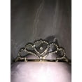 thumbnail image 2 of Charmed Heart Shape Tiara with Rhine stone Dangling; SWEET 15/16, BAPTISM, 1ST COMMUNION, WEDDING THEME, 2 of 3