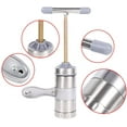 thumbnail image 4 of Pasta Machine Professional Stainless Steel Pasta Maker Vegetable Fruit Juicer Press Rigatoni Gramflour Pasta Rice Machine (1 X Maker + 5 X Mold), 4 of 7