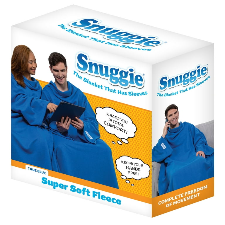 Blue Original Snuggie Kids One Size Wearable Blanket