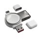 thumbnail image 5 of Cargador de reloj magnético inalámbrico 2 en 1 para Apple Watch 2/3/4/5/6/7/SE, 5 of 6