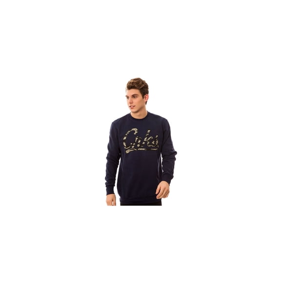 Crooks & Castles Men's 'The Duffle Bag Boys' Sweatshirt - Grey Crewneck Pullover, Large