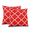 Plaid Red, variant on 2 Pack Outdoor Throw Pillows, Waterproof & Fade-Resistant Patio Cushions, 18x18 Inch Decorative Outdoor Pillows for Garden, Porch, Balcony & Poolside Furniture