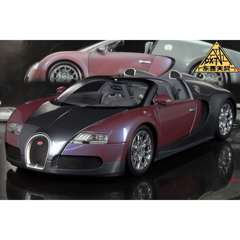 ミニカー MINICHAMPS Bugatti Veyron Grand Sport Minichamps 2009 Bugatti Veyron Grand Sport 16.4 Purple and Grey
