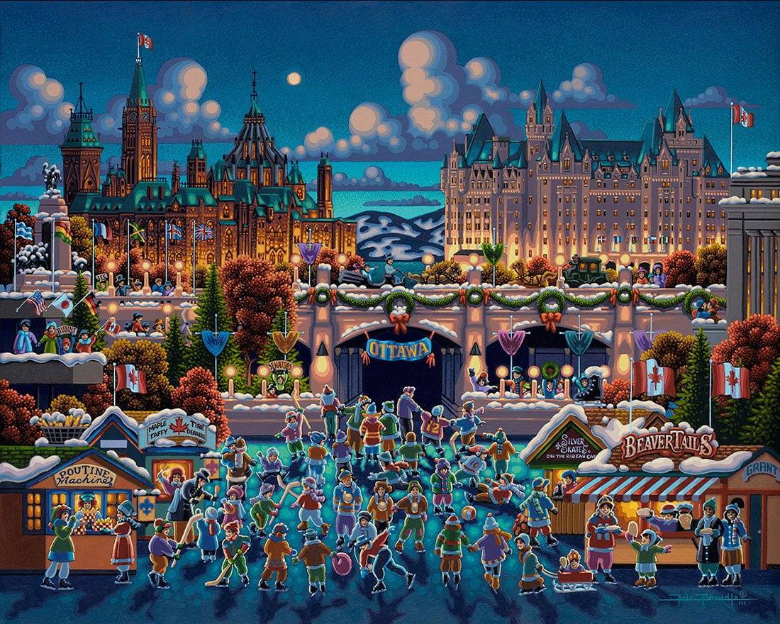 Dowdle Folk Art Ottawa Jigsaw Puzzle (1000 Piece) Walmart Canada