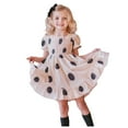 thumbnail image 2 of SXcggal One Robe à Manches Courtes à Imprimés pour Tout-Petites Filles, Robe de Danse Fête, Vêtements Doux Mignons Décontractés, Robe pour Enfants, 2 of 7