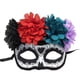 thumbnail image 2 of Máscara de mascarada muerta, máscara de fantasma de flor de Halloween, cosplay, actuación, fiesta de carnaval, 2 of 6